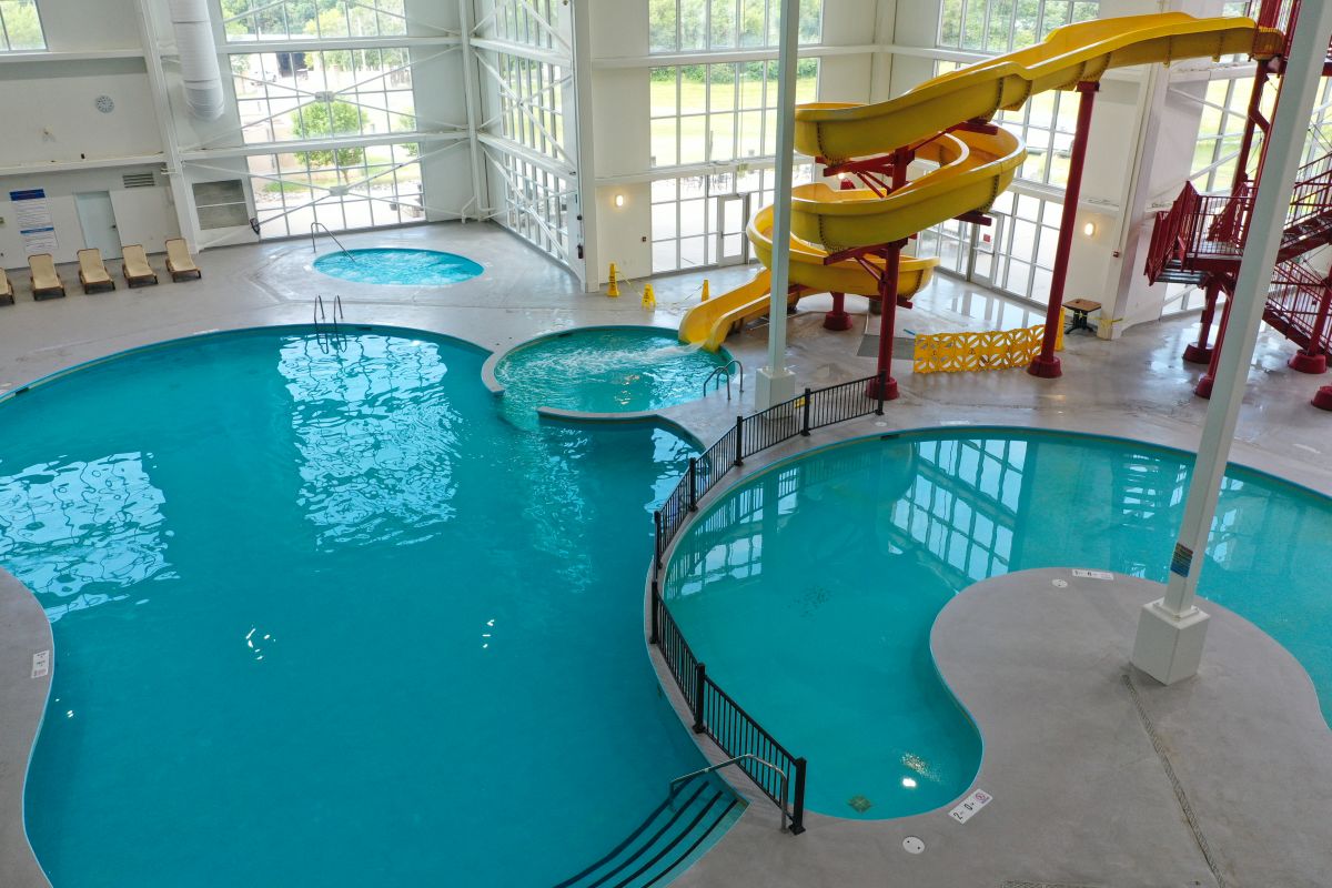 Pool and Waterslide