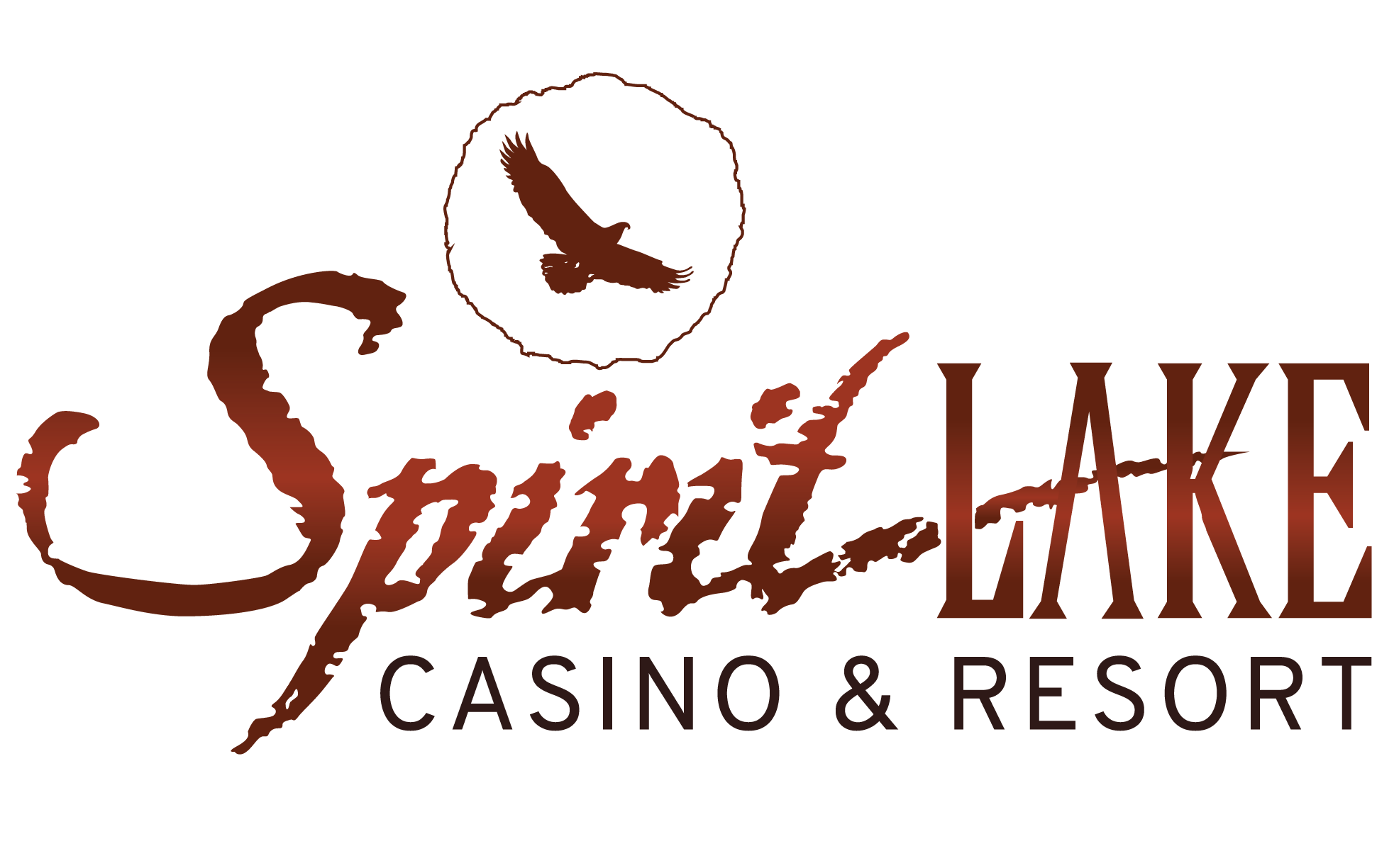 Spirit Lake Casino & Resort color logo with gradient