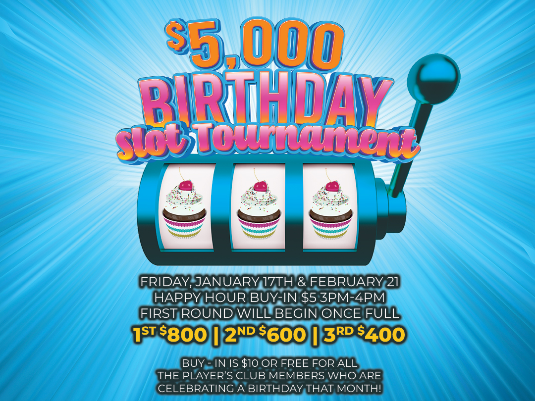 $5,000 Birthday Slot Tournament